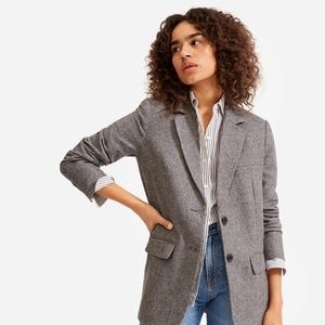 Everlane Oversized Blazer in Herringbone